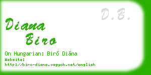diana biro business card